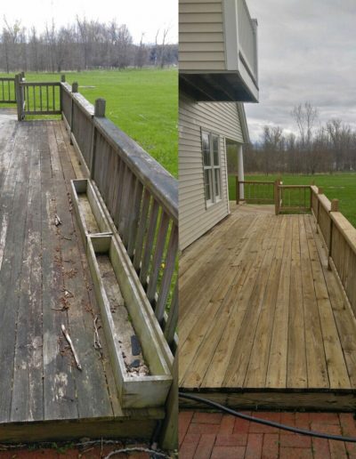 Deck Pressure Washing
